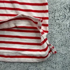 Vintage Willis & Geiger Shirt Mens Large Red White Striped Crew USA Wheres Waldo