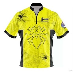 Hammer Black Widow Neon Grunge Free Custom Bowling Jersey Size S-5XL