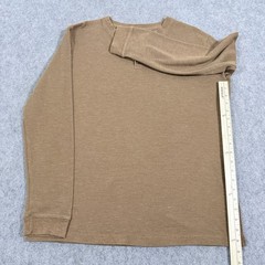 George Long Sleeve Insulating Pullover Shirt Fits Men’s Size XL/XG (46-48) Brown