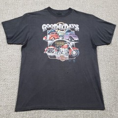 Vintage 1988 3d Emblem Harley Davidson Shirt Mens XL Good Ol Days 1980s USA