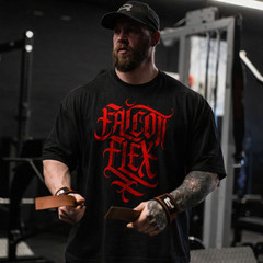 Men’s 100% Cotton Oversized Crew Neck Printed Tshirt Short Sleeve Gym Training
