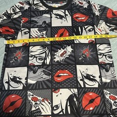 OH SNAP Drill Clothing Co Comic Book T-Shirt Size M (flaws)