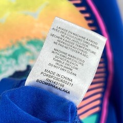 Chubbies Mens Tank Top Size Small Blue Ocean Wave Beach Graphic Sleeveless Tee