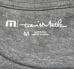 Travis Mathew – USA Logo – Men’s Sz Medium – Gray Golf Shirt 4th of July