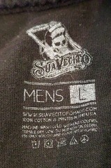 Suavecito Pomade T-Shirt Mens Size L Black Skeleton Barber Short Sleeves