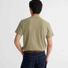 J. Crew Super Soft 100% Sueded Cotton Men’s Short-Sleeve Slim Henley Shirt NEW L