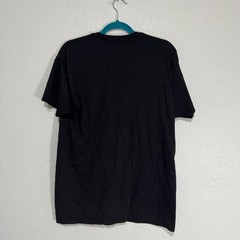 Hanes Mens XL Black T Shirt Short Sleeve Cotton Blend Comfort Crew Neck Tee