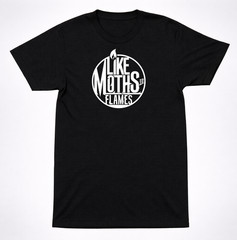 Like Moths To Flames Circle Logo T-Shirt – Modern Metalcore Essential