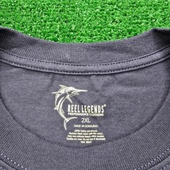 Reel Legends St Augustine Florida Tshirt Mens 2XL Navy Graphic Print Fish NWOT