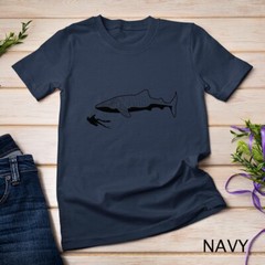 Scuba Diver Swimming With Whale Shark Unisex T-shirt