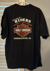 Harley Davidson Shirt Mens 2XL Black SS Motorcycle Made In USA, Birmingham, AL