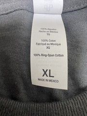 0290TC – TULTEX : 0290TC – TULTEX – Charcoal – XL TEE T-SHIRT