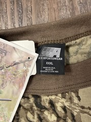 Vintage Ace Sportswear Shirt Size 3XL Sniper Camo Short Sleeve Hunting USA 90s