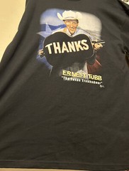 Vintage 1990s Ernest Tubb The Texas Troubadour Shirt Tee XL Willie Nelson Tour