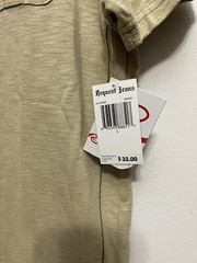 request jeans mens t-shirt new light brown