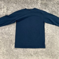 Vintage Volcom Shirt Mens Medium M Blue Long Sleeve Graphic Skater Logo 90s Y2K