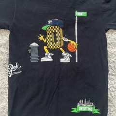 New York Knicks City Basketball T- Shirt AOP NBA Size Medium NWOT