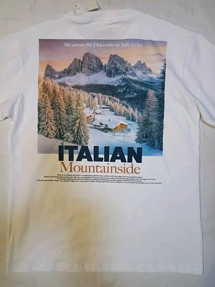 NWT Mad Engine Small Italian Mountainside Italia Ski Dolomiti Queen of Dolomites
