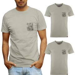 Beautiful Giant Men’s Fashion Solid T-Shirt Crew Neck Sport Wear Olive Green