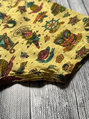 Vintage Von Dutch Yellow Big Logo T-shirt Men’s Size L