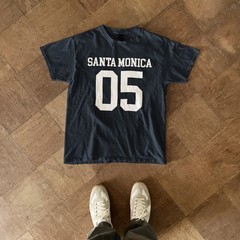 Santa Monica 05 beach city tee vintage 2005 number graphic shirt