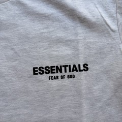 Essential Fear of God Light Oatmeal Short Sleeve Tshirt Men’s Brand New Size S