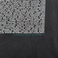VTG 1997 Dipsomania Drunk Shirt Sz XL Funny Parody Faded See Pics
