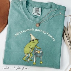 Post Surgery Funny Frog Shirt, Knee Hip Shoulder Ankle Replacement Recovery Gift