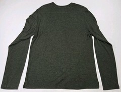 Express Henley Shirt Long Sleeve Mens Medium Casual Soft Feel