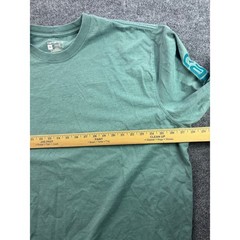 Carhartt Graphic T-Shirt Mens 2XL Green Long Sleeve Loose Fit Logo TK0231-M