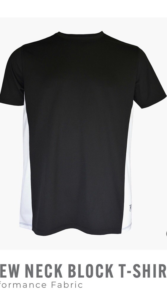 Stacy Adams Men Shirt LARGE Black Logo Short Sleeve Crew Neck NWT