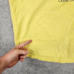 Vintage Brass Balls Saloon Shirt Mens Large Yellow Royal Ocean City 80s Graphic