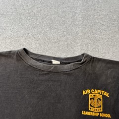 Vintage Army T Shirt Mens XL Air Capital US Army JROTC Leadership School 90s