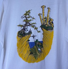 Vtg 90s Snoopy Olive Harvest Olive Oil Limbas T-Shirt Size XL