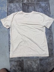 Carhartt K87 Pocket T Shirt Mens Medium Loose Fit Heavyweight Workwear Cream