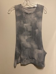 Unbranded Tank Top Mens Size Medium Deep Cut Arms to waist, black NWOT