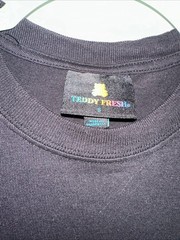 Teddy Fresh T Shirt Men’s Size S Black Short Sleeve Streetwear Pocket Tee