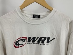VTG WRV Wave Riding Vehicles Thrashed Distressed Worn Surfboard T-Shirt Sz L