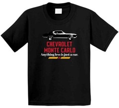 1971 Chevrolet Monte Carlo Ss 454 425bhp Anything Less Is Just A Car Fan T Shirt