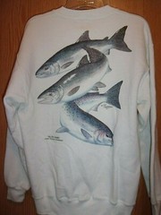 Enviromental Fine Art Wear white L 42 44 sweatshirt Elite Game FISH