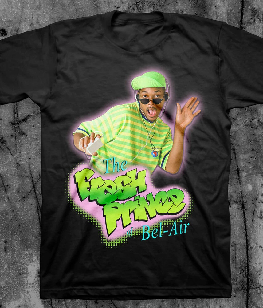 The Fresh Prince of Bel-Air funny black T-shirt unisex All sizes 2F138