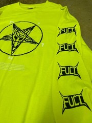 FUCT Cult Awareness 2020 Long Sleeve LARGE Safety Green Shirt RARE Erik Brunetti