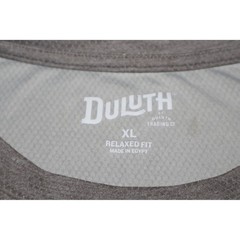 Duluth Trading Co Shirt Mens XL Gray Relaxed Fit Crew Neck Performance Gym