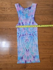 Choice of Tie Dye: Medium Tie Die Tank Top, STRETCHY Gildan 100% Cotton Handmade