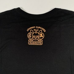 Johnny Cupcakes Suavecito Pomade Mens XL X-Large T-Shirt Orange & Cream