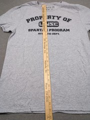 Loot Crate Halo T-Shirt Property of UNSC Spartan Gray Adult Men Medium New HTF