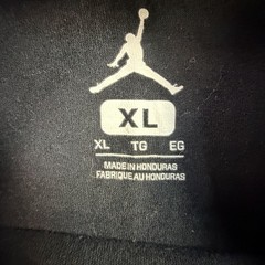 Jordan Shirt Mens XL Black Jumpman Air Logo Graphic T-Shirt Basketball