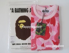 A BATHING APE Men’s ABC CAMO PILE JACQUARD ONE POINT TEE 1L30109005 b