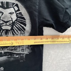 Disney The Lion King Play Mens T Shirt Black Graphic Small Cotton Crew Neck