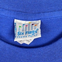 VTG Six Flags Over Texas FLASHBACK Rollercoaster Single Stitch T-Shirt Size L